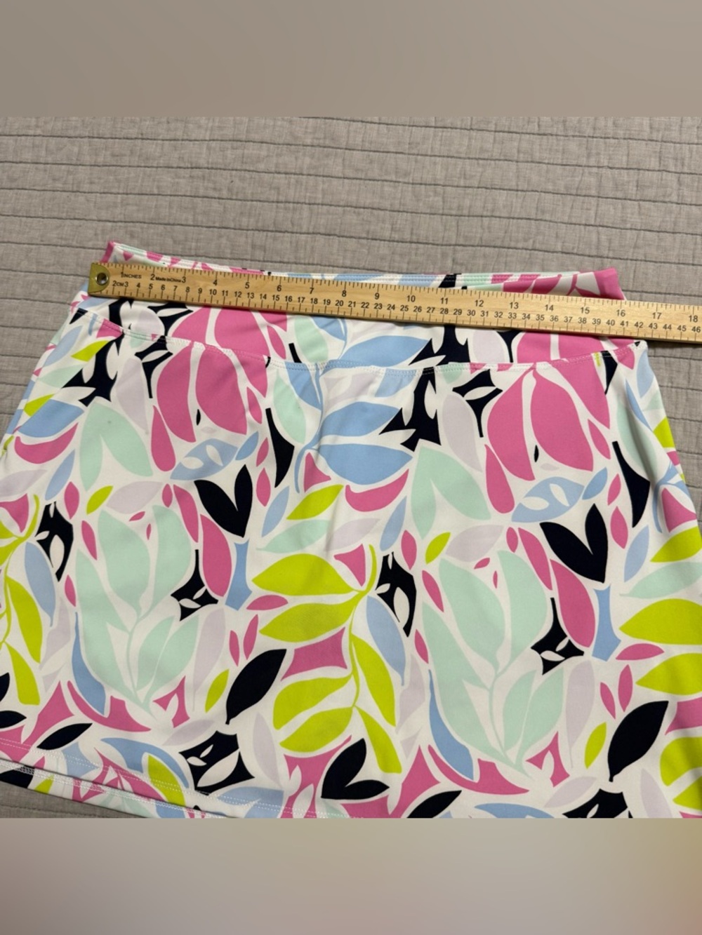 Tommy Bahama Golf Athletic Sport Skort Built in Shorts Floral Women's Size Large - Picture 6 of 14